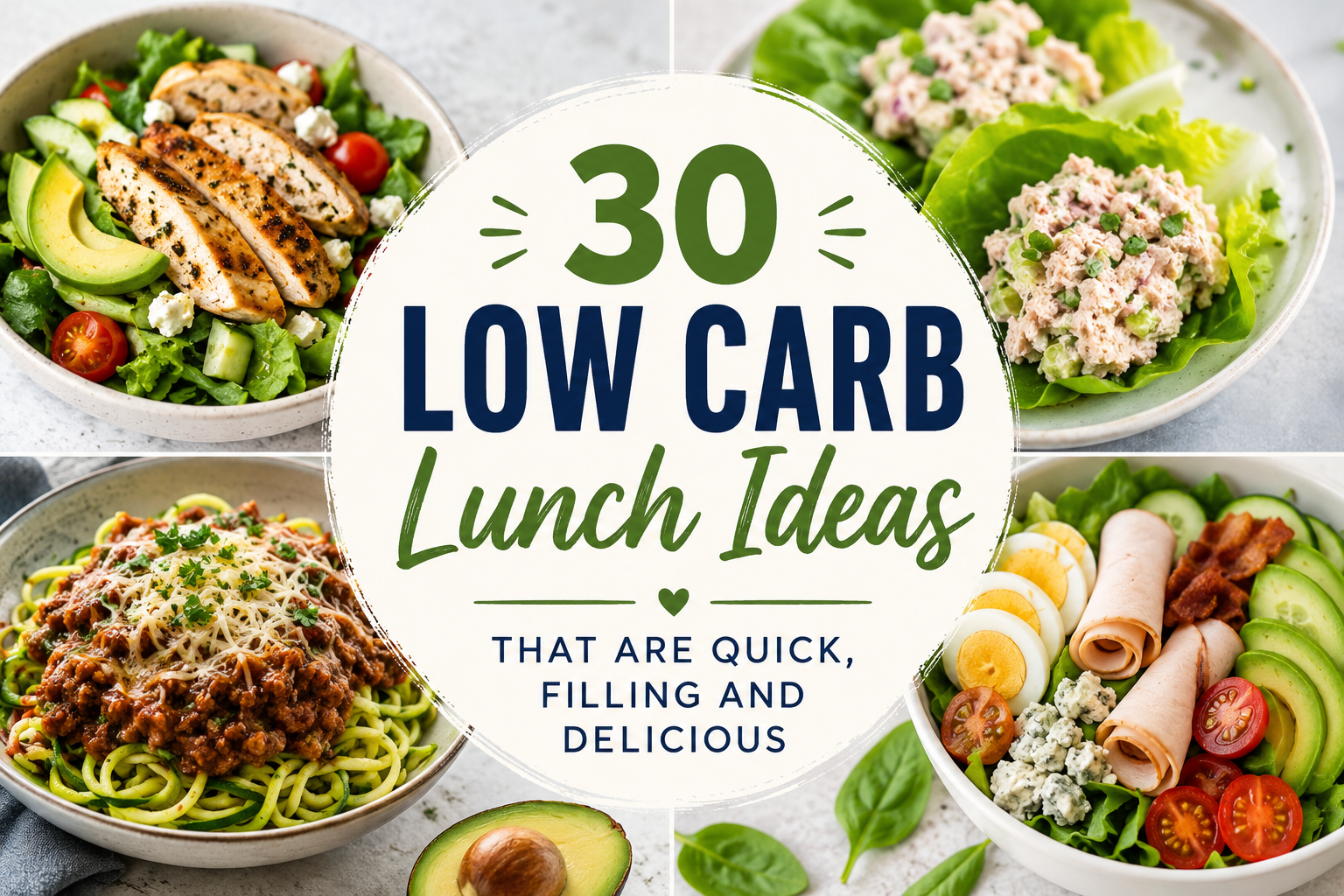 30 Low Carb Lunch Ideas