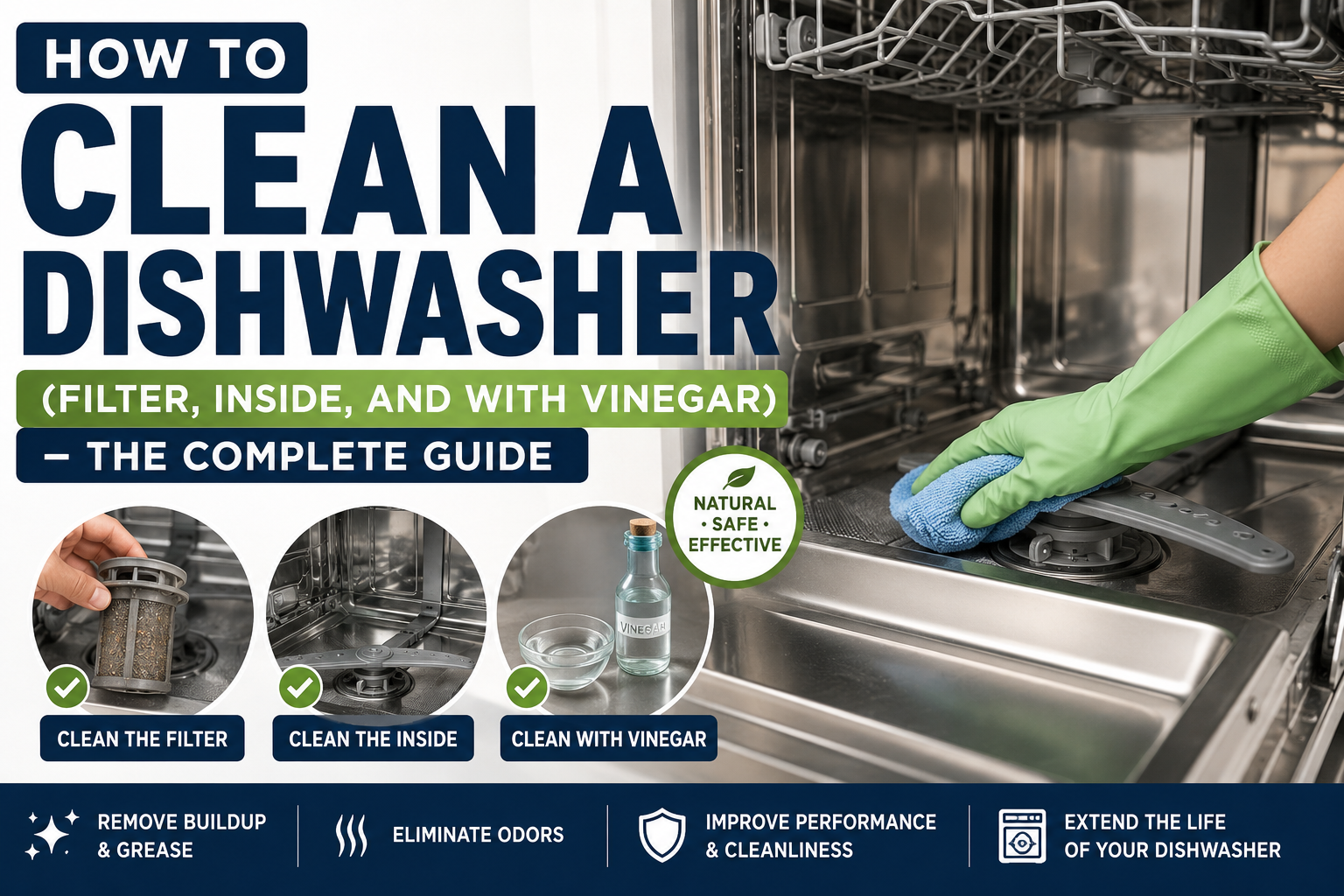 How to Clean a Dishwasher