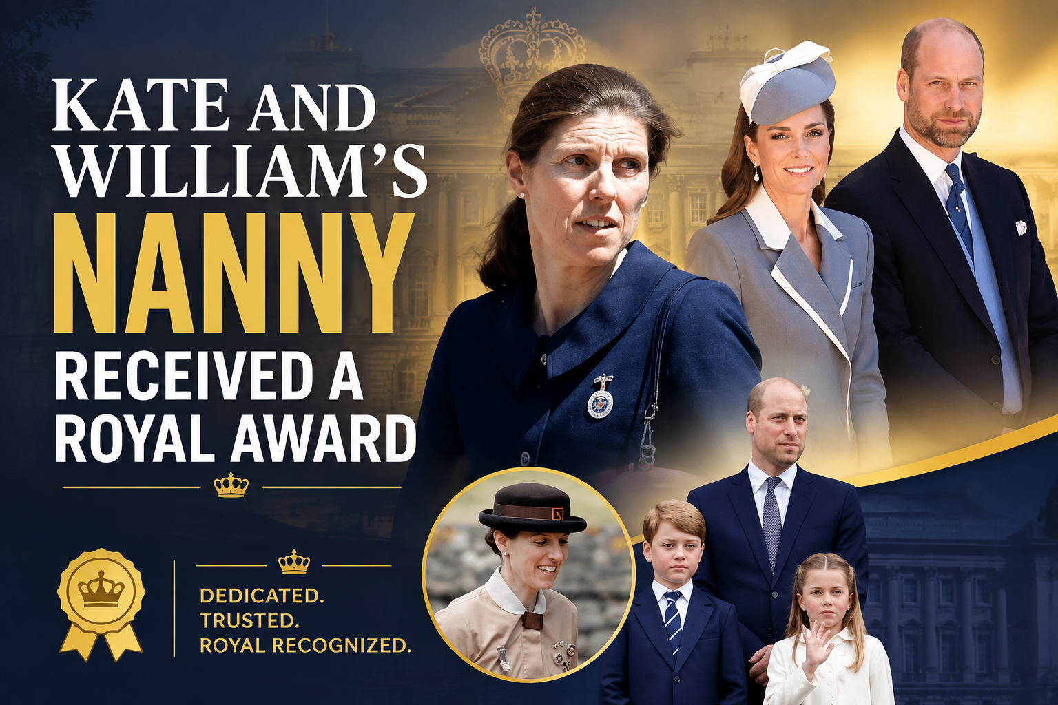Kate and William’s Nanny Received a Royal Award: Everything About María Teresa Turrión Borrallo and the Royal Victorian Medal