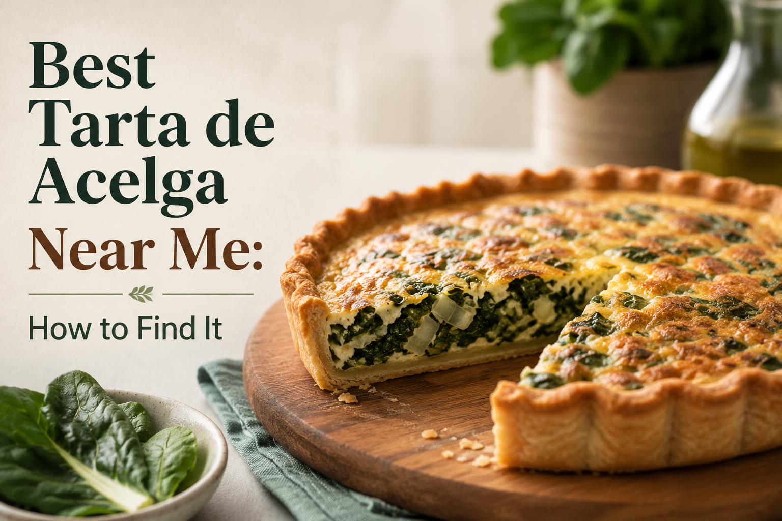 Best Tarta de Acelga Near Me: How to Find It, How to Evaluate It, and What to Do When There’s None Around